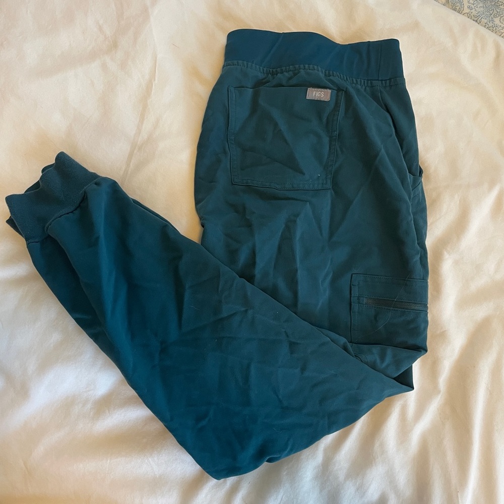 Figs Zamora Jogger Scrub Pants (Dark Teal)